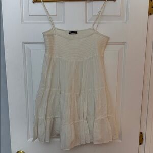 Zara Cream Smocked Camisole Top